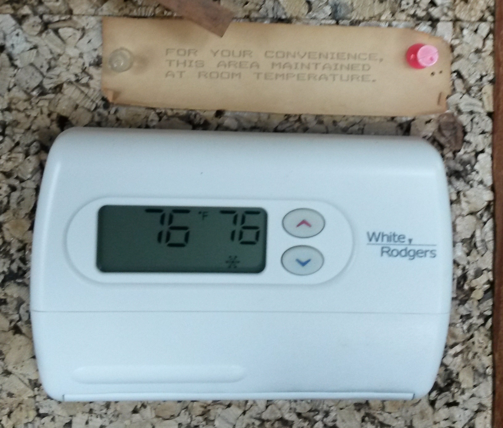 How to Put a Battery in a White-Rodgers Thermostat